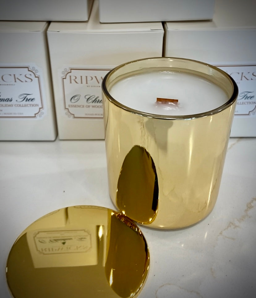 O Christmas Tree 9 oz - Wood Wick Candle