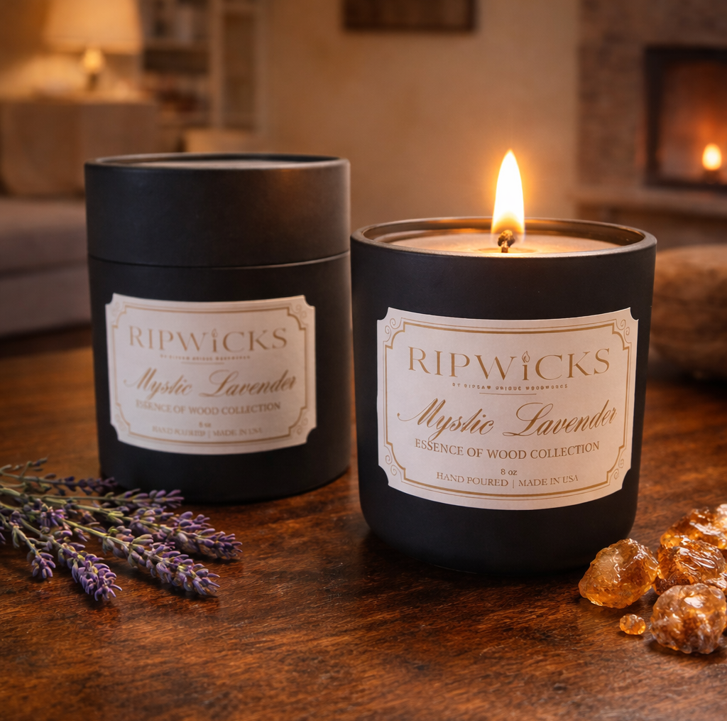 Mystic Lavender 9 oz - Wood Wick Candle