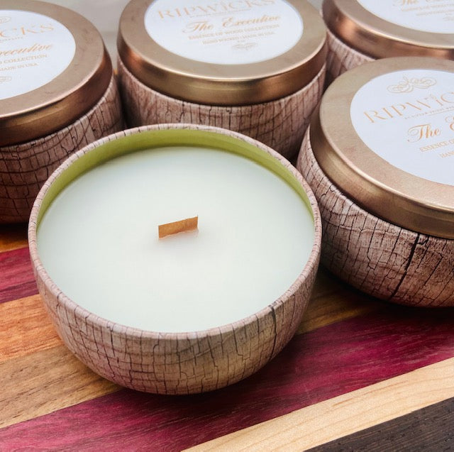 Wood Wick Candle - The Executive