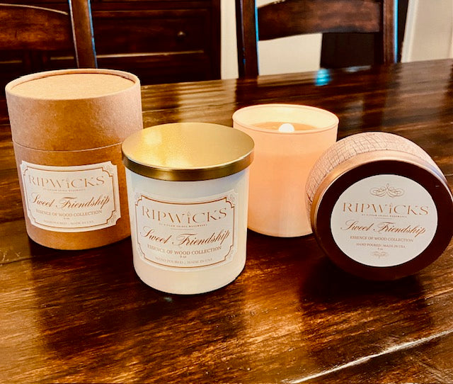 Wood WIck Candle - Sweet Friendship