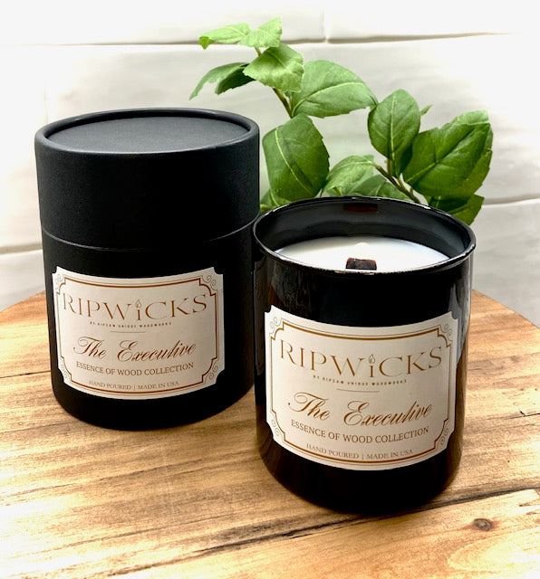 Wood Wick Candle - The Executive